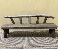 天然古材・流木　手作りブラウンフラワースタンド
