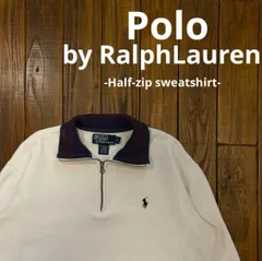 【Polo by RalphLauren ラルフローレン】ハーフジップスウェット