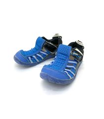 ◆ IFME 男の子用 サンダル サイズ 16cm ブルー／ブラック