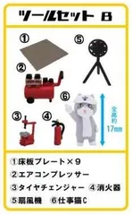 TCタウンガレージツール1+仕事猫【ツールセットB】単品/仕事猫ガレージ/TCガレージのサムネイル