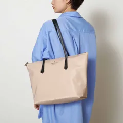 新品 ケイトスペード kate spade トートバッグ カラーブロック ミディアム トート ウォームベージュマルチ
