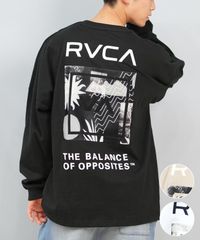 【ムラスポ公式】新品 RVCA ルーカ 長袖 Tシャツ メンズ バックプリント ボックスロゴ オーバーサイズ ユニセックス ムラサキスポーツ限定 BF041-158