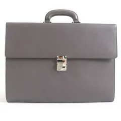【ドンドン見直し】美品◆MONTBLANC モンブラン マイスターシュテック ホワイトスター レザー ブリーフケース グレー 保存袋付き　r06-aa30307-702のサムネイル