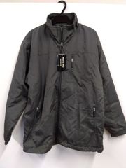 【新品未使用】あったか裏フリースジャンパー　防寒アウター　撥水加工　Mサイズ　チャコール