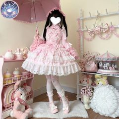 BODYLINE レースアップのリボンフリルジャンパースカート - メルカリ