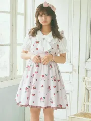 可愛いイチゴ柄ロリータワンピース⭐︎お出かけや女子会にぴったり！ 楽天市場】【納期130日】ロリータファッション ワンピース
