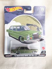 ホットウィール '72 メルセデス・ベンツ 280 SEL 4.5 アウト・ストラッセ ミニカー カーカルチャー