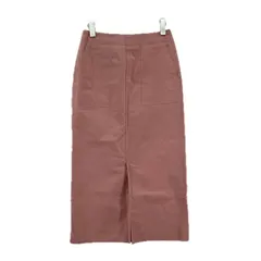 UNITED ARROWS ユナイテッドアローズ フェイクスエード  タイトスカート size36/ピンク