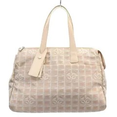 シャネル CHANEL ニュートラベルライン ボストンバッグ ハンドバッグ ココマーク ナイロン ベージュ 9番台 /YO15 ■OHのサムネイル