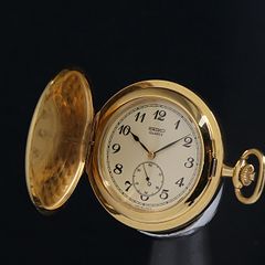 SEIKO ドルチェ 懐中時計 ゴールド 電池交換済（3/18）動作良好 美品