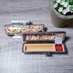 花柄印鑑ケース
