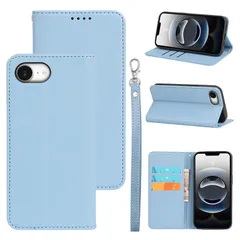 linlingo に適用するiPhone 16E ケース 手帳型 手帳型ケース 適用いPhone 16e スマホケース カバー 手帳型 PUレザー カード収納 財布型 耐衝撃 ケース マグネット スタンド機能付き 5色(iPhone16E適用 ケース手帳型 1