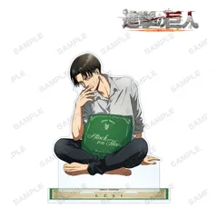 【新品/公式】進撃の巨人_描き下ろしイラスト リヴァイ リラックスver. 特大アクリルスタンド 公式グッズ colleize