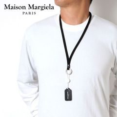 24AWモデル メゾン マルジェラ Maison Margiela メンズ 4ステッチ ネックストラップキーリング【ブラック】 SA1UA0007 P5427 T8013/【2024-25AW】goods