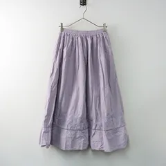 ツハルバイサマンサモスモス TSUHARU by Samansa Mos2 SM2 コーネリーライクエンブロイダリースカート F/パープル【2400014329292】