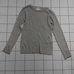 ◇ ⊇ CIAOPANIC TYPY チャオパニックティピー シンプル 長袖 ニットカットソー サイズONE グレー系 レディース E  【1509100031567】