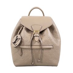 【Louis Vuitton】ルイ・ヴィトン モンスリPM M45410 モノグラム アンプラント トゥルトレール ベージュ系 リュック デイパック バッグパック バッグ レディース 【中古】 USED-AB 【9356】