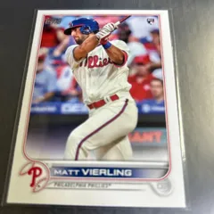 MLB 2022 Topps Matt Vierling Rookie Philadelphia Phillies No.316