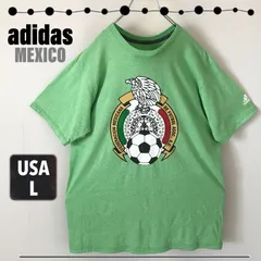 adidas アディダス★サッカーメキシコ代表/MEXICO★エンブレムTシャツ★USAメンズL  2404A108