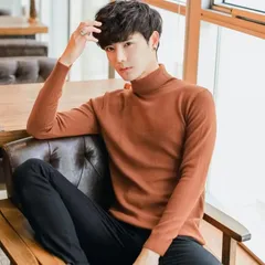 ニット メンズ セーター タートルネック 無地 ハイネック ニットセーター  長袖 ニットソー 秋物 長袖ニット カラー シンプル セーター きれいめ 着こなし トップス メンズファッション xzjhjus#