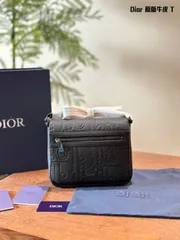 【今日特価】Dior Gravity Embossed Leather Bag ディオール グラビティ エンボス レザーバッグ（22cm）-WTO輸入1