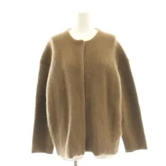 アプワイザーリッシェ Apuweiser-riche ふわふわニットショートコート アウター 1 モカブラウン /CX ■OS ■SH