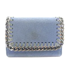 ステラマッカートニー STELLA McCARTNEY ファラベラ Falabella キーケース 3連 スエード チェーン 青 ブルー シルバー色 529340 /NW15 ■OFのサムネイル