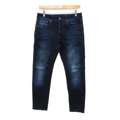 ジースターロー デニムパンツ ボトムス スリム ストレッチジーンズ メンズ W28/L32サイズ インディゴ G-STAR RAW 【中古】