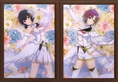 【中古】雑貨 全2種セット スワンホワイトスタイル 描きおろしフレームスタンド 「一番くじ アイドルマスター シャイニーカラーズ」 B賞