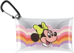 【新着商品】マルチケース クリア キーケース カードケース コインケース ディズニー スケーター(Skater) レトロ ミニーマウス ZCMC1-A