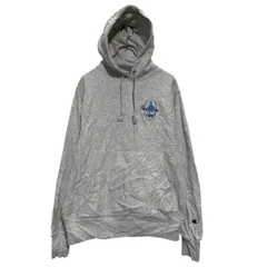 Champion ロゴスウェット パーカー S ホワイト チャンピオン プルオーバー リバースウィーブ ポケット 古着卸 アメリカ仕入 a703-5355