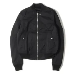 美品 RICK OWENS リックオウエンス ジャケット サイズ:48 21AW クロップド ナイロンコットン テスート ミリタリー ボンバージャケット CROPPED FLIGHT BOMBER ブラック 黒 アウター ブルゾン 上着【メンズ】のサムネイル