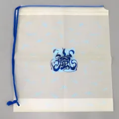 【中古】雑貨 嵐 ショッピングバッグ(ロゴ：青×水色)