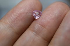 BG9-35 美品 厚手 54.5mm 春彩 ラベンダー ミャンマー産 A貨 本