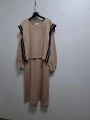 日本 ROKO ビッグケープカラー ロング丈ワンピース ハイクオリティ 浴槽 66