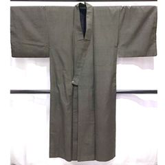 片貝木綿 新潟 着物 越後 もめん普段着 新品 紺仁 単衣 - メルカリ