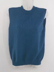 ◇ Pepsi × Simplicite シンプリシテェ ニットベスト ブルー レディース P  【中古】 【1209270013218】