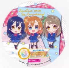 [중고] 머그컵·탕만 2학년(μ's) 파르페 코스터 [세가 콜라보 카페 러브라이브! 시리즈 9th ANNIVERSARY! 제4탄] 디저트 주문 특전
