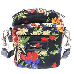 新品未使用】miu miu ミュウミュウ ショルダーバッグ 花柄 キャンバス