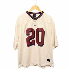 24SS NEW ERA BLACK LABEL ニューエラ ブラックレーベル フットボールT ナンバリング オフホワイト サイズ L