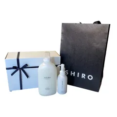 SHIRO shiro シロ ラッピング済 ギフトBOX セット 液体石けん 柔軟剤 ハンドソープ＆ファブリックソフナー ギフトのサムネイル
