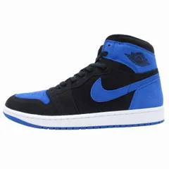 ナイキ NIKE AIR JORDAN 1 RETRO HIGH OG DZ5485-042 エアジョーダン1 レトロ ハイ オリジナル スニーカー ハイカット シューズ 靴 28.5 ブラック ロイヤルブルー/■S77/メンズ