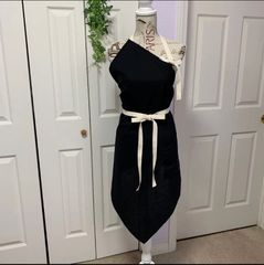 エプロン　ワンショルダー　オシャレ　おしゃれ　ハンドメイド