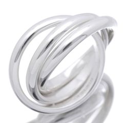 11号 ティファニー Tiffany&co リング 指輪 トリニティリング シルバー Ag925 レディース 女性 メンズ 男性 【中古】