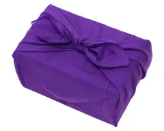 ★即日発送★無地大判 風呂敷 三巾 ポリエステル 日本製 紫 100×100cm