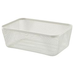 IKEA 365+ 食品保存バスケット, メタル/ホワイト IKEA