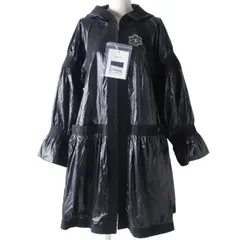 極美品◇正規品 CHANEL シャネル 19B P62091 COCO NEIGEコレクション PARKA ココマークワッペン・フード付 ZIP ロングコート ブラック 34のサムネイル