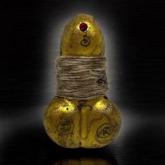 ヴィンテージタイの御守り置物虎男性器