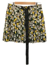 ★美品★ルイヴィトン　レオパード　ボックスプリーツ　ミニスカート ☆美品☆ルイヴィトン レオパード ボックスプリーツ ミニスカート