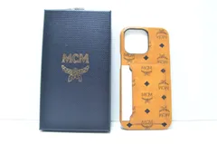【極美品】　MCM　iPhoneケース　MXE DSTA02 CO001　iPhone 14 Proケース